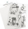 Karten-Kunst Clear Stamp-Set Stempel-Gummi Viecher im Frühling