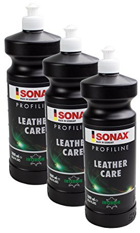 SONAX 3X 02823000 PROFILINE LeatherCare Lederpflege Leder Care Wachsfrei 1L