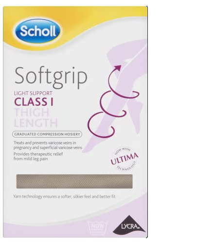 NATURAL THIGH CLOSED TOE CLASS 1 SM