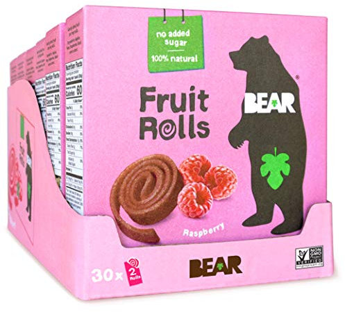 Bear Fruit Yoyos Raspberry Multipack 5 x 20g, 6 Pack