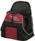Kerbl 80589 Fronttragetasche Vacation, 31 x 24 x 38 cm, schwarz/rot