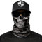 SA Fishing Face Shield Halstuch - viele verschiedene Designs - Multifunktionstuch Schutzmaske Totenkopf Schal Gesichtsmaske Sturmhaube Bandana Ski Motorrad - Grey Military Camo Skull