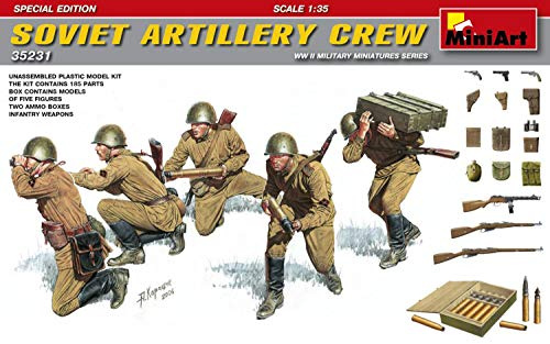MiniArt 35231 Figur Soviet Artillery Crew.Special Edition, Verschieden