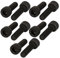 Sourcingmap 10pcs M5x16mm Fully Thread 12.9 Grade Hex Socket Cap Left Hand Screw Bolt Black