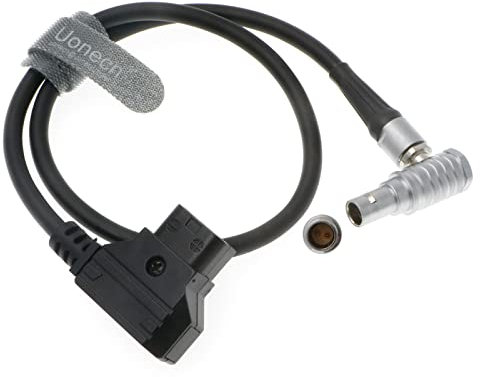 Uonecn Anton Bauer Power Kabel D-Tap to Right Angle Lemo 2 Pin Stecker Drehen 180 Grad für Zacuto gratical Eye Sucher.