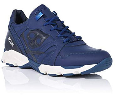 PHILIPP PLEIN , Herren Sneaker Blau kobaltblau, Blau - kobaltblau - Größe: 42 EU