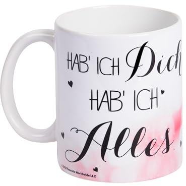 Peanuts mug - Hab ich Dich: ceramic, 320ml, Weiß
