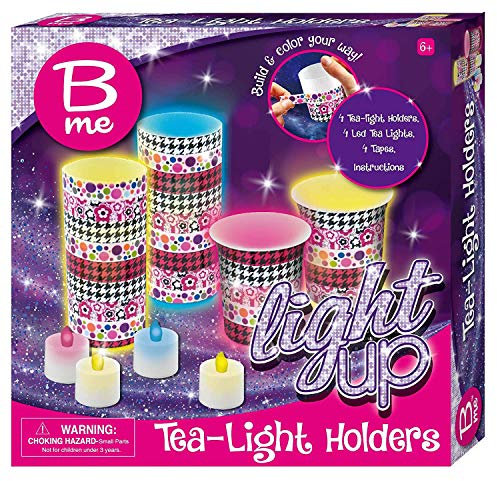 B me Children's Arts & Craft 'Light Up' Set (Tea Light Holders)