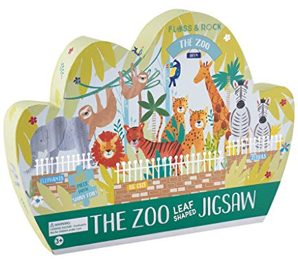 FLOSS & ROCK FLS38P3434 - LO ZOO PUZZLE 80 PZ