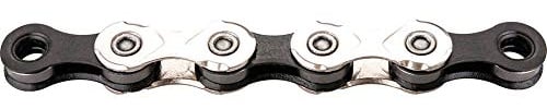 KMC Unisex – Erwachsene X11 Kette, Silber,schwarz, 1/2 X 11/128 118GL SI/SW