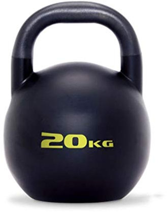 Kettlebells AGYH Schwarz Stahlgusskettle, Profi-Sportkettle, Muskeltrainingsgeräte for Home Fitness-Studios, 4 Kg / 8kg / 12kg / 16kg / 20kg / 24kg (Size : 20kg/44.1lb)