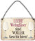 Blechschild Leere Weingläser sind voller Geschichten - witziger Wein Spruch für Weinkenner - Deko Metallschild mit Kordel und Saugnapf - Retro Dekoration Küche Weinkeller Weinlaube Weinstube - 18x12cm