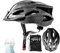Bike Cycle Helmet with Visor Snood Face Mask Waterproof bundle pocket Adjustable Lightweight Allround Cycling Bicycle helmets Accessories for BMX Skateboard MTB Mountain Road Bike Men Women Ladies