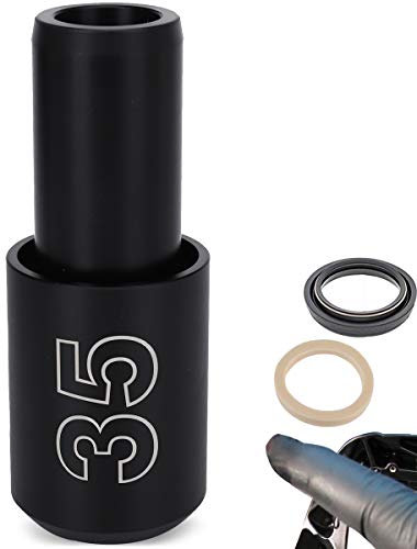 Dust Seal Installation Tool Fork Dust Seal Driver Dust Wiper Installation Tool Guide Compatible with Fox Rockshox Suspension Fork Lower Leg in 30mm 32mm 34mm 35mm 36mm 40mm (Size 35&36)