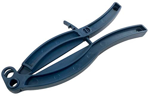 Detektierbarer Beutelverschluss, Verschlussklammern aus Kunststoff, Beutelverschluss blau, Beutelclips HACCP-konform, Größe:Fish | Verschluss 10 cm | Länge 24 cm