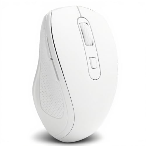 Wireless Mouse 2.4Ghz 1600DPI Office/Gaming Ergonomic Mice Contracted creed Mouse Notebook Desktop Computer Accessories(white)