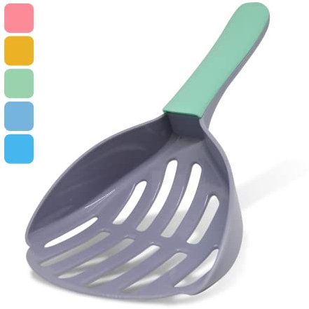 Purrfects Cat Litter Scoop (Green Grey), litter scoop cat poop scoop litter tray scoop cat scoop cat litter scooper cat scoop litter scoop free litter tray poo scoop cat litter scoops