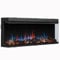 BALDERIA Athena 52 Elektrokamin - Elektrischer Einbaukamin mit Heizung - realistischer 3D-Flammeneffekt, integrierte Knisterfunktion, LED-Beleuchtung, Fernbedienung, Timer, Thermostat - Schwarz