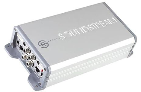 Soundstream RSM4.1200D, Compact Class-D Subwoofer Amplifier, 1,200 Watts Small Class D 4 Channel Amplifier, 220 Watts RMS 2 Channel 4 Ohms