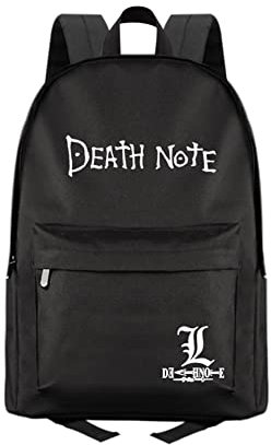 Zhongkaihua Death Note Light Yagami Rucksäcke Death Note L Schultaschen Todesnote Figur Rucksäcke Schulanfang Geschenke Reisetasche