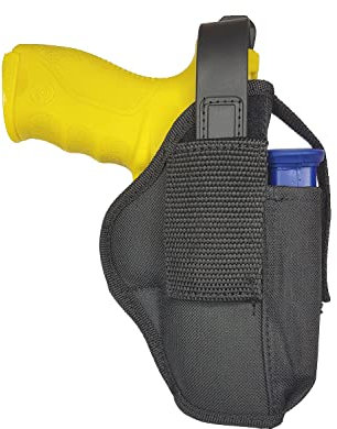 5-56.de AK05 Nylon Gürtel Holster für Stoeger STR 9 mit Mag Halter schwarz