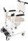 Handicap-Rollstuhl Manueller Aufzug, Altenpflege-Rollstuhl-Patientenlift-Maschine, Multifunktions-Patientenlift-WC-Dusche Toiletten-Rollstuhl