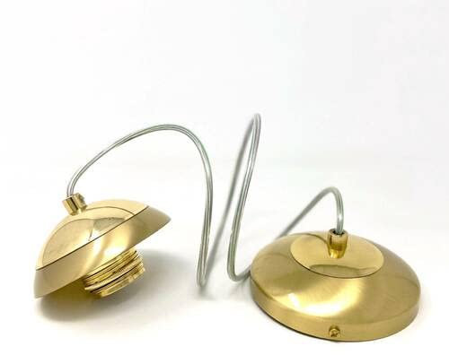 ORION LIGHTSTYLE Lampenaufhängung aus Messing mit Fassung E27 für Gläser mit Öffnung 42mm