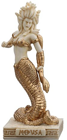Veronese Design Griechische Götter Miniaturfigur (Medusa, Mehrfarbig)