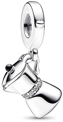 MariaFonte Charm New 2025 Compatible toutes les marques pendentif cafetière couvercle ouvrable café anniversaire anniversaire pendentifs original Bead argent 925 maman perle porte bonheur coeur Noël