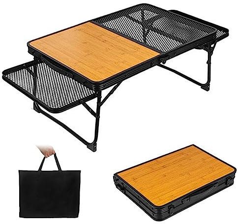 Lixada Table de camping pliable, station de cuisson pour pique-nique en plein air, table de préparation des repas