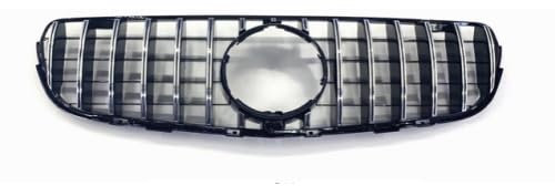 Zunsport Kompatibel mit Mercedes GLC Class X253 AMG GT-R Frontgrill im Panamericana-Stil – Schwarz/Chrom (2015-2018)