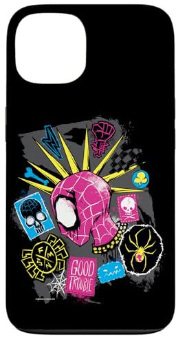 Hülle für iPhone 13 Marvel Spider-Man: Across the Spider-Verse Spider-Punk-Kopf