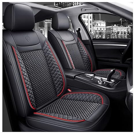 PIOKUHB Full Set Auto Sitzbezüge für Alfa Romeo Giulietta(2013-Present),wasserdichte Autositzbezüge aus Leder für alle Jahreszeiten, langlebig, komfortabel und bieten den besten Schutz