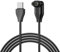 Wanme Caricatore per Garmin Venu 2 /Venu Sq/Sq Music 2, Caricabatterie USB-C Cavo Angolare 90 Gradi per Garmin Fenix Venu 2 plus|Sq|2|2S,3.3FT/1m