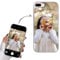 Yoedge Personalised Phone Case for iPhone 7 Plus/8 Plus 5.5 - Personalised Image Photo Custom Design Flexible Soft Silicone Rubber Shockproof Bumper Cover for Girls, Purple