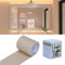 FEILAYS Pegatinas de grano de madera para reparar agujeros en el suelo, puertas de madera con rayas decorativas marco de puerta 10 cm x 10 m de sauce