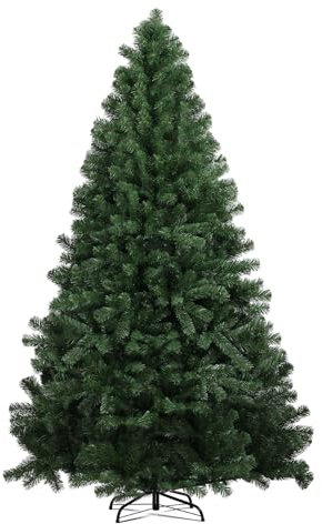 Sapin de Noël, Sapin de Noël, Sapin de Noël Artificiel de 2 m avec 1 000 Branches, Arbre de décoration de fête avec Design Pliable, Sapin de Noël for la Maison, Le Bureau