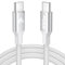 USB C to USB C Cable, 100W 2M Usbc to Usbc Cable Long i Phone Type C Charging Charge Lead Nylon Fast USB C Charger Cable for iPhone 15 16 Pro Max Plus iPad MacBook Samsung Galaxy Pixel Switch Sony etc