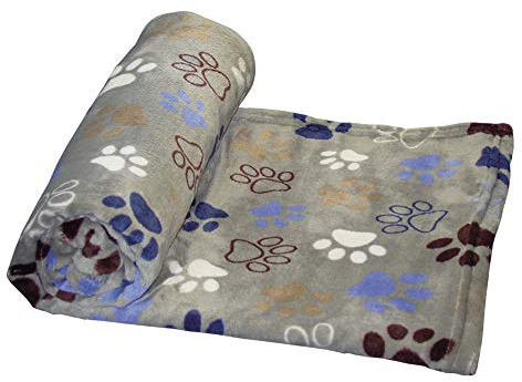 Nobby Fleece Plaid Lissi Classic hellgrau L x B: 50 x 75 cm