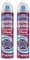 2x Aristowax Invisible Windows Crystal Clear Foaming Glass Cleaner