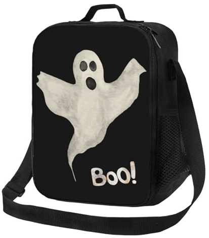 Gaakvrr Ghost Lunch Bag for Boys, Insulated Lunchboxg for Adult Teens Girls, Reusable Portable Lunch Box for Kids Ghost Gifts