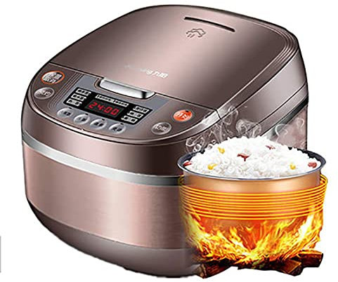 Automatic Rice Cooker with Induction Heating, Ceramic Bowl, 7 Stage Cooking Program, 10 Multicooker Functions, LED Display