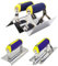Concrete Hand Edger Groover Tools Set, Stainless Steel Groover Cement Edger, Portable Replacement Concrete Tools, Achieve Smooth and Professional Finishing, for Completing Plastering, Defined Grooves