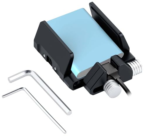 SITTO SSD Mount Bracket SSD Holder with Cold Shoe Mount，for Samsung T5 T7 SSD SanDisk, Compatible with Camera Cage for BMPCC 4K 6K