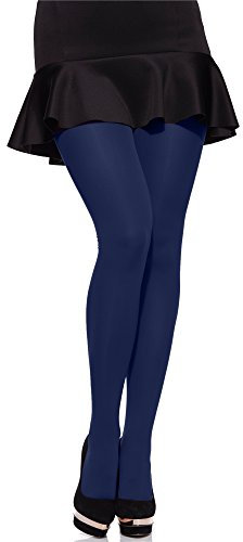 Merry Style Damen Mikrofaser blickdichte Strumpfhose plus size MS 162 60 DEN(Dunkelblau, XXXL (58-64))