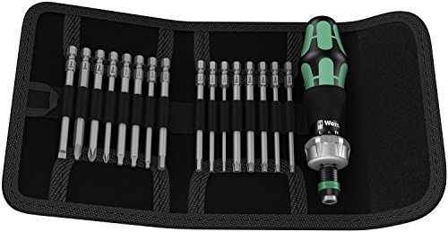 Wera 17 Piece Kraftform Kompakt Ratchet Screwdriver