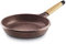 CASTEY - Sartén de Inducción Castey, Modelo Y28, Color Terracota, Tamaño 28 cm, Mango de Madera de Cedro, Revestimiento Antiadherente, sin PFOA, Base Full Induction, Apta para Todas las Cocinas