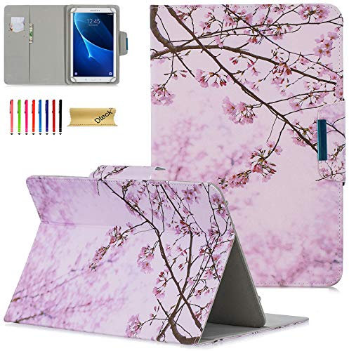 Dteck Universelle Tablet-Hülle für 10/10,1 Zoll Android 11, 12, 13, 14, 15 Tablet/Lenovo/Samsung/iPad/Fire (9,7 Zoll, 10 Zoll, 10,1 Zoll, 10,1 Zoll, 10,2 Zoll, 10,4 Zoll, 10,5 Zoll, 10,5 Zoll, 10,5