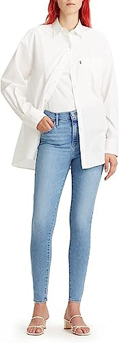 Levi's Damen 720™ High Rise Super Skinny Jeans, Blue, 26W / 30L