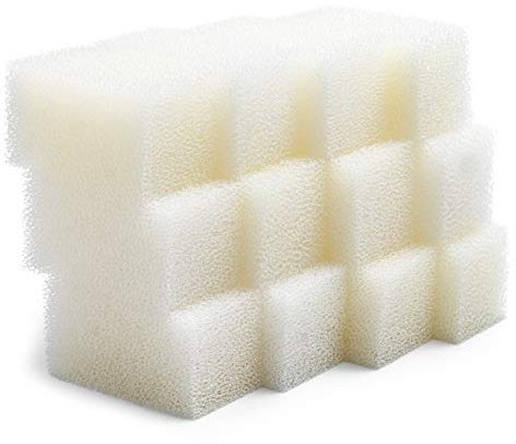 LTWHOME Compatible Mousseux Filtration Tapis de Grossier Remplacement Convient pour Ciano SM / CF20 / CF40 Aquarium Filtre, Aquariophilie (Paquet de 12)